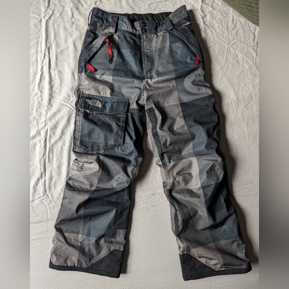 North Face boys sz 14-16 gray snow pants